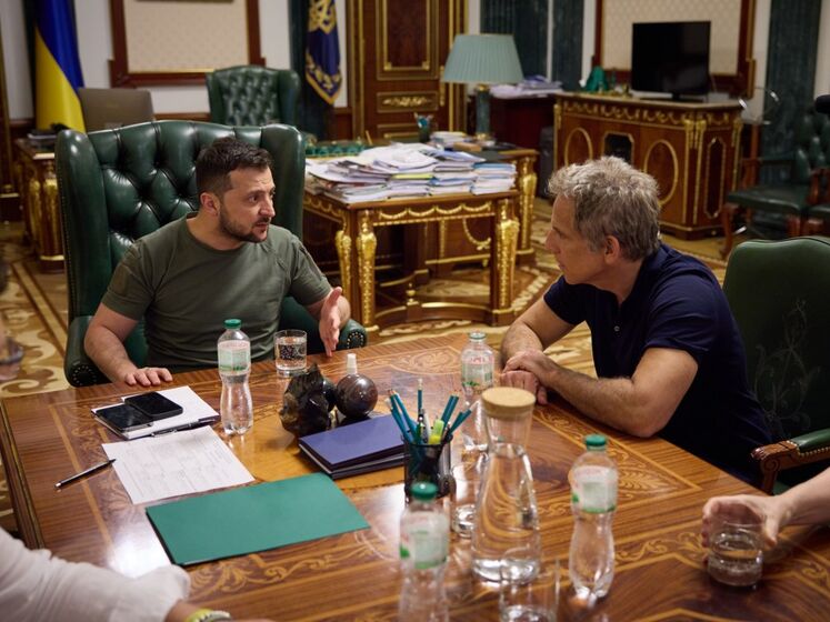 Стиллер во время встречи с Зеленским назвал украинского президента своим героем. Видео