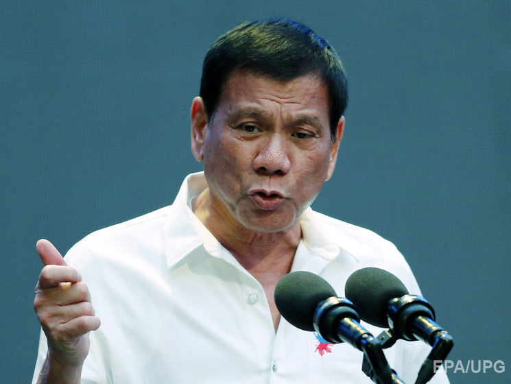 Неизвестные атаковали кортеж президента Филиппин