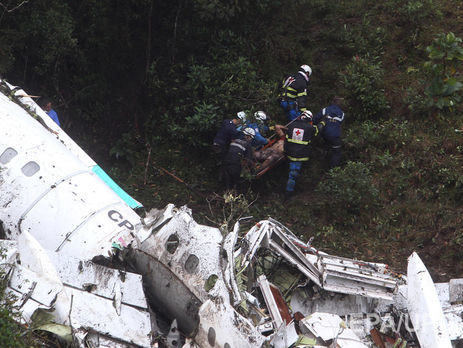 Крушение самолета в Колумбии. Фоторепортаж
