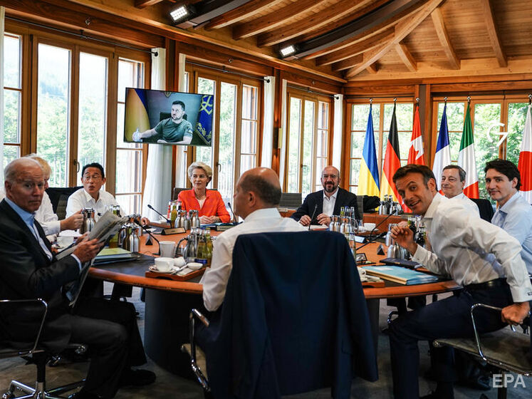 "Ми і далі підтримуватимемо Україну стільки, скільки потрібно". Лідери G7 випустили спільну заяву
