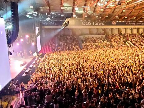 На концерте "Океану Ельзи" в Польше присутствовали около 10 тыс. человек