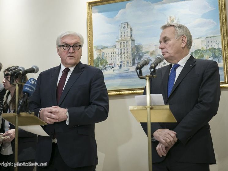 Штайнмайер назвал трудными переговоры глав МИД "Нормандской четверки" в Минске
