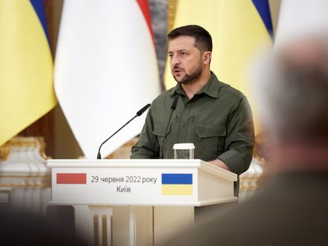 Зеленський зазначив, що 29 червня було зроблено черговий крок на шляху до членства України в ЄС