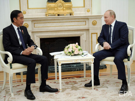 Президент Индонезии заявил, что передал Путину послание от Зеленского
