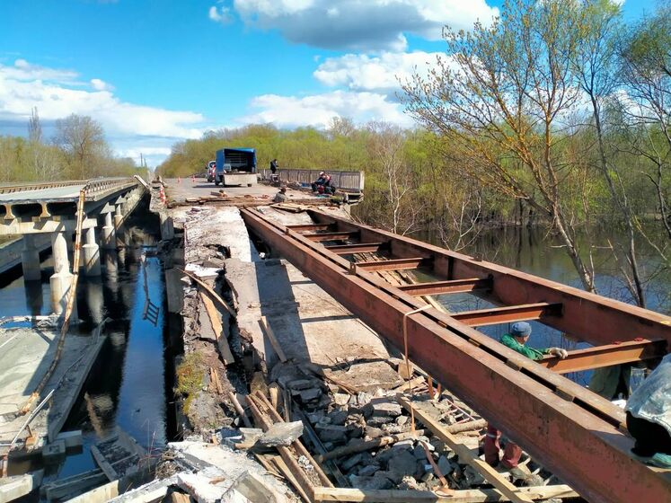 В Черниговской области по временной схеме восстановили 19 мостов &ndash; ОВА