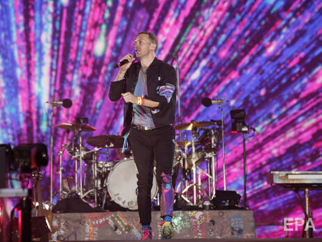 Coldplay в Польше поддержала Украину