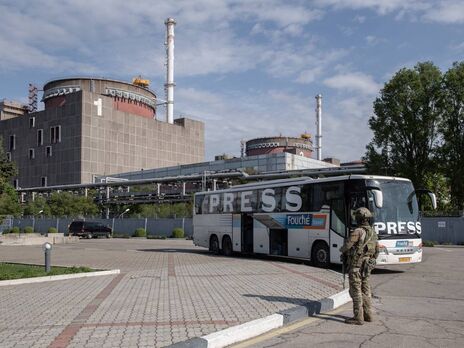 Пропагандисты РФ прибыли на захваченную Запорожскую АЭС для съемки сюжета об 