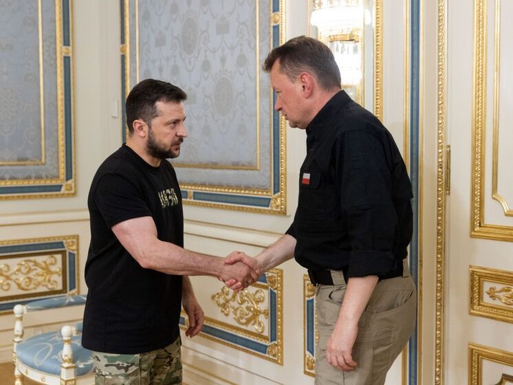 Зеленский встретился с министром обороны Польши