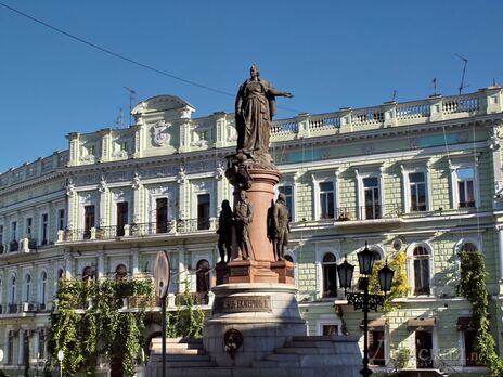 Пам'ятник Катерині II в Одесі встановлено на Катерининській площі