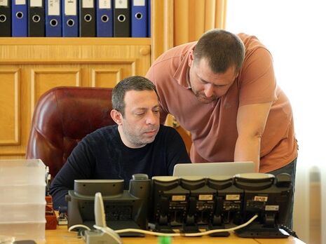 Філатов (праворуч) анонсував план громадської підтримки Корбана (ліворуч)