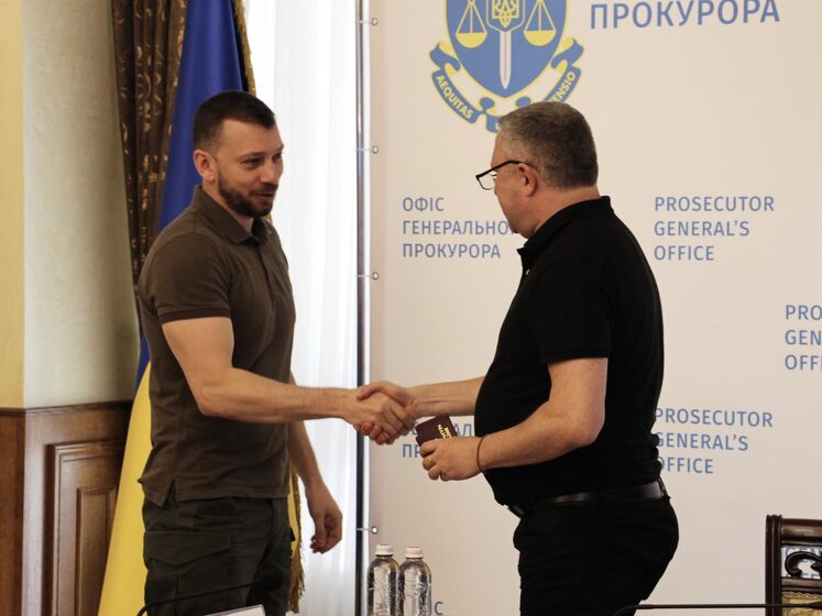 "У нас совместная цель". Новоназначенный генпрокурор Украины Костин представил коллективу нового главу САП