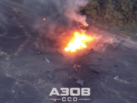 Азовцы опубликовали видео, как уничтожают российские БМП-3