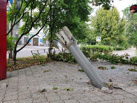 Донецкая ОВА показала последствия удара россиян по Краматорску из комплекса С-300
