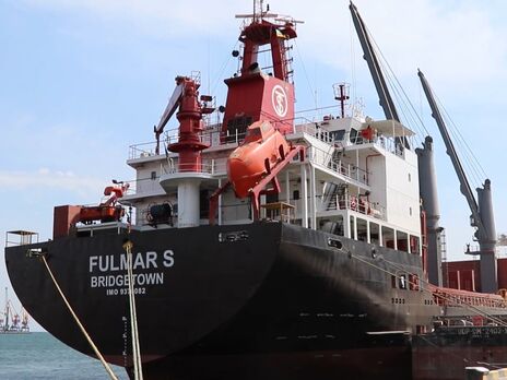 Первое судно, зашедшее в Украину под загрузку агропродукции, покинуло порт Черноморск – Мининфраструктуры