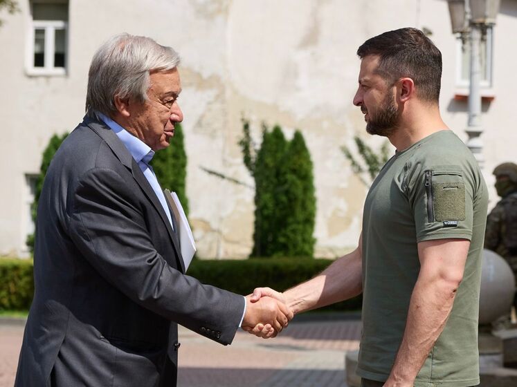 Зеленский встретился с Гутерришем и начал переговоры с Эрдоганом