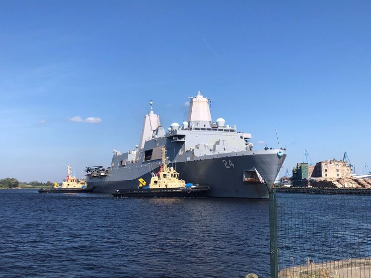 В Литву, Латвию и Эстонию прибыли крупные военные корабли США