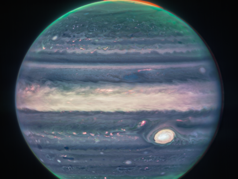 Телескоп James Webb зняв полярні сяйва на Юпітері