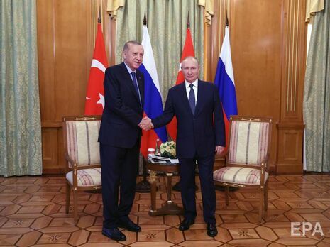 У серпні Путін та Ердоган зустрічалися в Сочі
