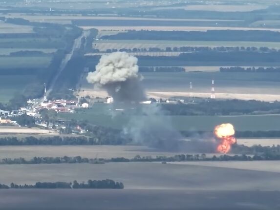 Нацгвардія показала знищення в Харківській області російської САУ "Мста-С", яка може бити на 29 км. Відео