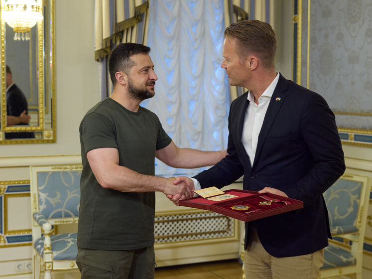 Зеленский встретился с министром иностранных дел Дании