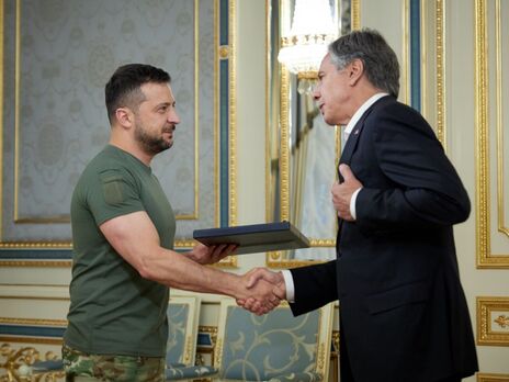 Зеленський на зустрічі з Блінкеном порушив питання визнання Росії державою-терористом