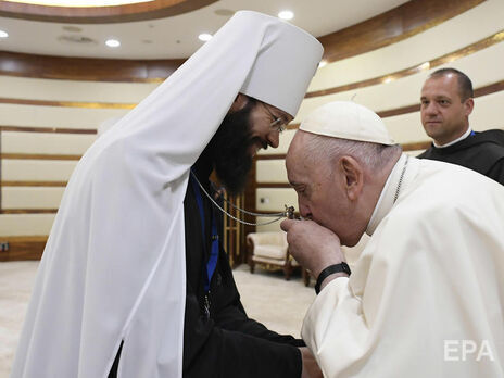 В Казахстане Франциск провел встречу делегацией РПЦ, которую россияне назвали "сердечной"