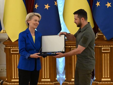 Зеленский наградил фон дер Ляйен орденом Ярослава Мудрого 