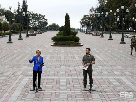 Зеленский и глава Еврокомиссии обсудили восьмой пакет санкций против РФ