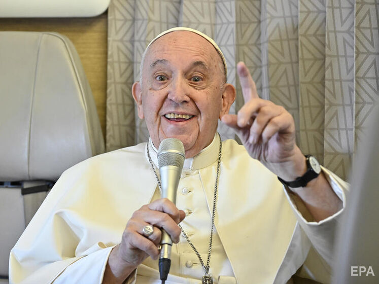 Папа римский заявил, что поставки оружия в Украину 