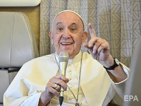 Папа римський заявив, що постачання зброї в Україну 