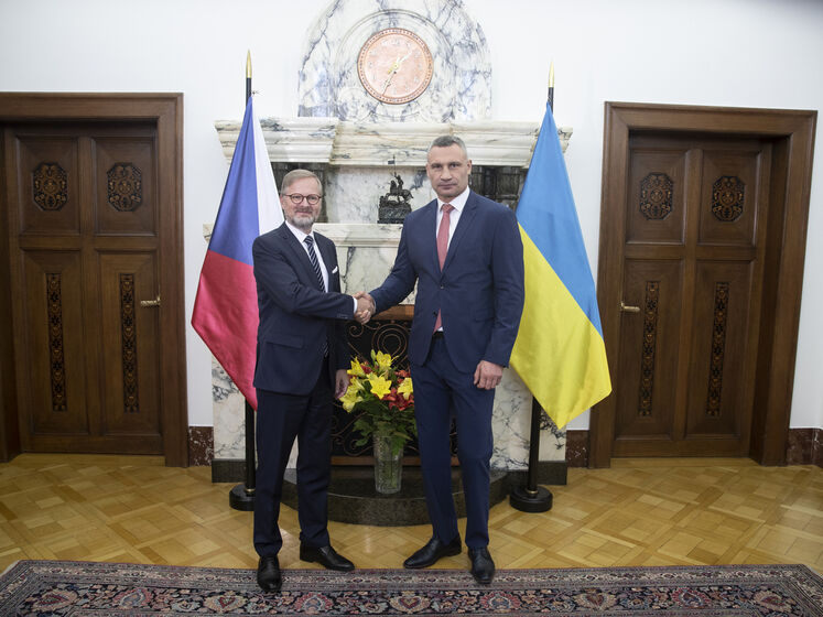 Кличко – премьеру Чехии: Единство цивилизованного мира вокруг Украины – залог мира во всей Европе