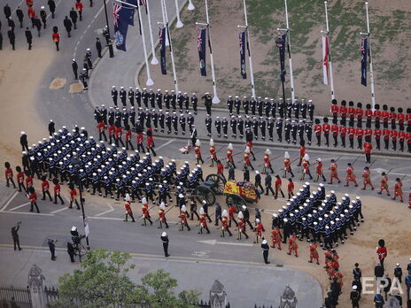 У Лондоні триває похорон Єлизавети II. Фоторепортаж