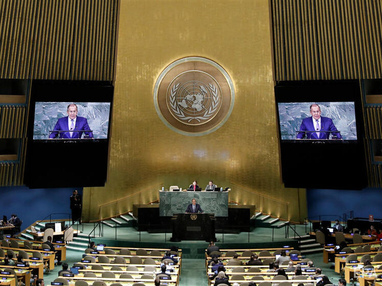 "Лаоська... Луганська". Лавров переплутав назви областей в Україні, виступаючи в Генасамблеї ООН. Відео