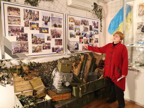  В Вышгороде открылась выставка о героях АТО. Фоторепортаж