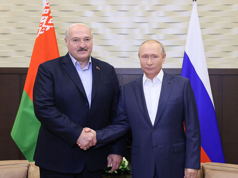 Ступінь впливу Путіна (праворуч) на Лукашенка "не можна переоцінити", зазначила Маляр