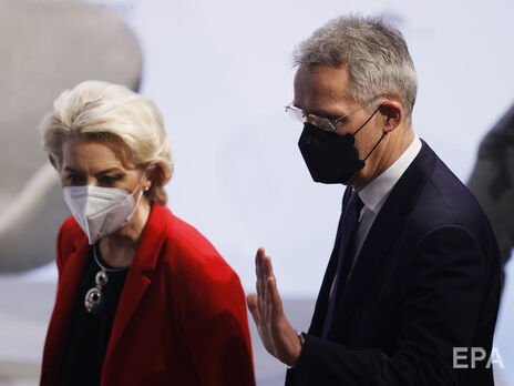 Глава Еврокомиссии и генсек НАТО обсудили войну и усиление поддержки Украины