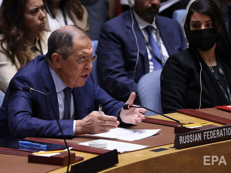 Лавров пришел на заседание Совбеза ООН, только чтобы снова повторить известные тезисы российской пропаганды, отметили в Евросоюзе
