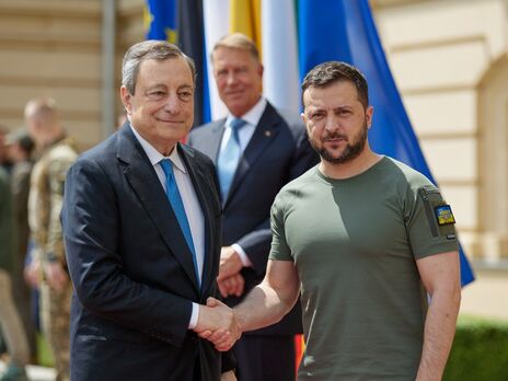 Драґі запевнив Зеленського, що Італія не визнає результатів псевдореферендумів на окупованих територіях України