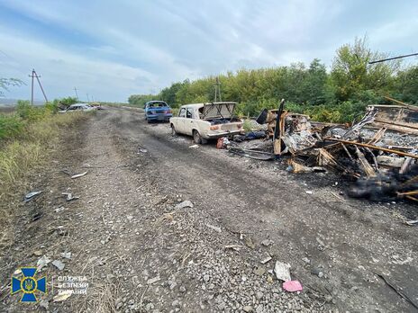 СБУ опубликовала фото уничтоженной россиянами колонны
