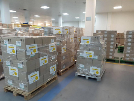 Фонд Рината Ахметова отправил в Донецкую область очередной гуманитарный груз