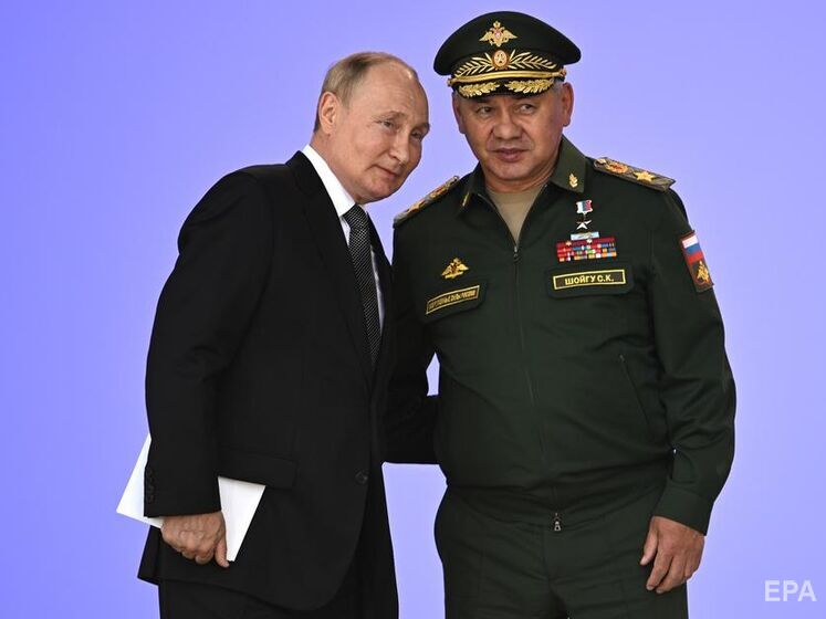 Путін налаштовує Шойгу на те, щоб він узяв на себе провину через невдале вторгнення в Україну &ndash; ISW