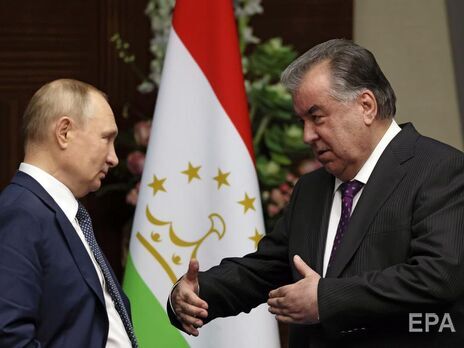 Президент Таджикистану попросив Путіна не ставитися до країн Центральної Азії 