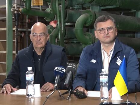 Дендіас і Кулеба через повітряну тривогу перервали переговори, які проводили в кабінеті глави українського МЗС