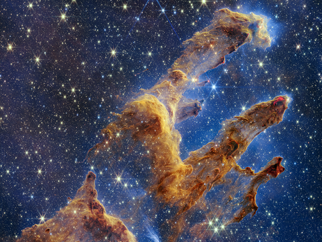 Телескоп NASA зробив детальний знімок Стовпів Творіння в туманності Орла