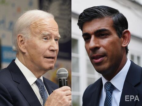 Байден і Сунак домовилися й надалі підтримувати Україну