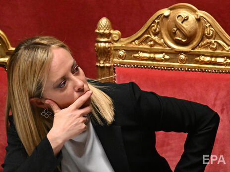 Премьер Италии в Сенате: Единственный путь к миру – военная помощь Украине