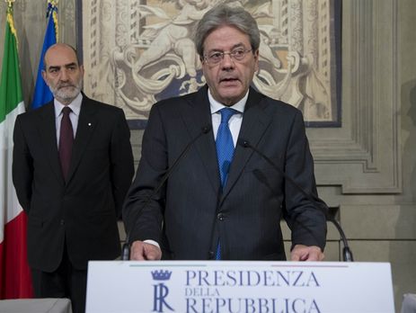 Президент Италии предложил главе МИД Джентилони возглавить правительство