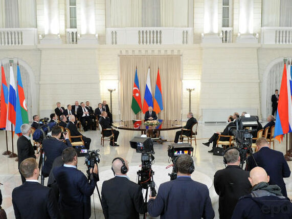 Путін, Пашинян й Алієв погодили заяву щодо конфлікту між Вірменією та Азербайджаном