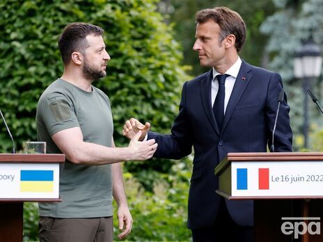 Зеленский обсудил с Макроном усиление обороноспособности и возобновление разрушенной энергетической инфраструктуры