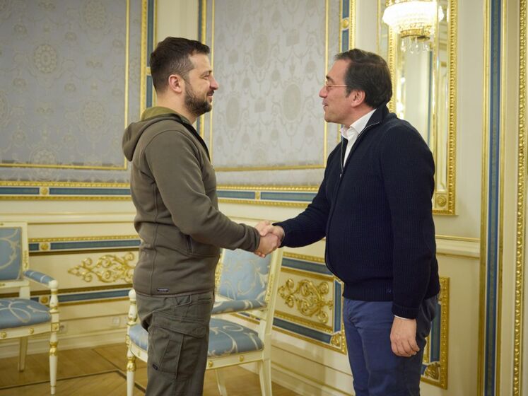 Зеленский встретился с главой МИД Испании, обсудили военную поддержку и восстановление энергоструктуры